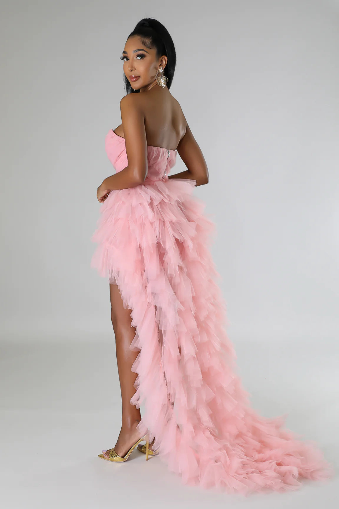 Chic Tulle Sweetheart Dress