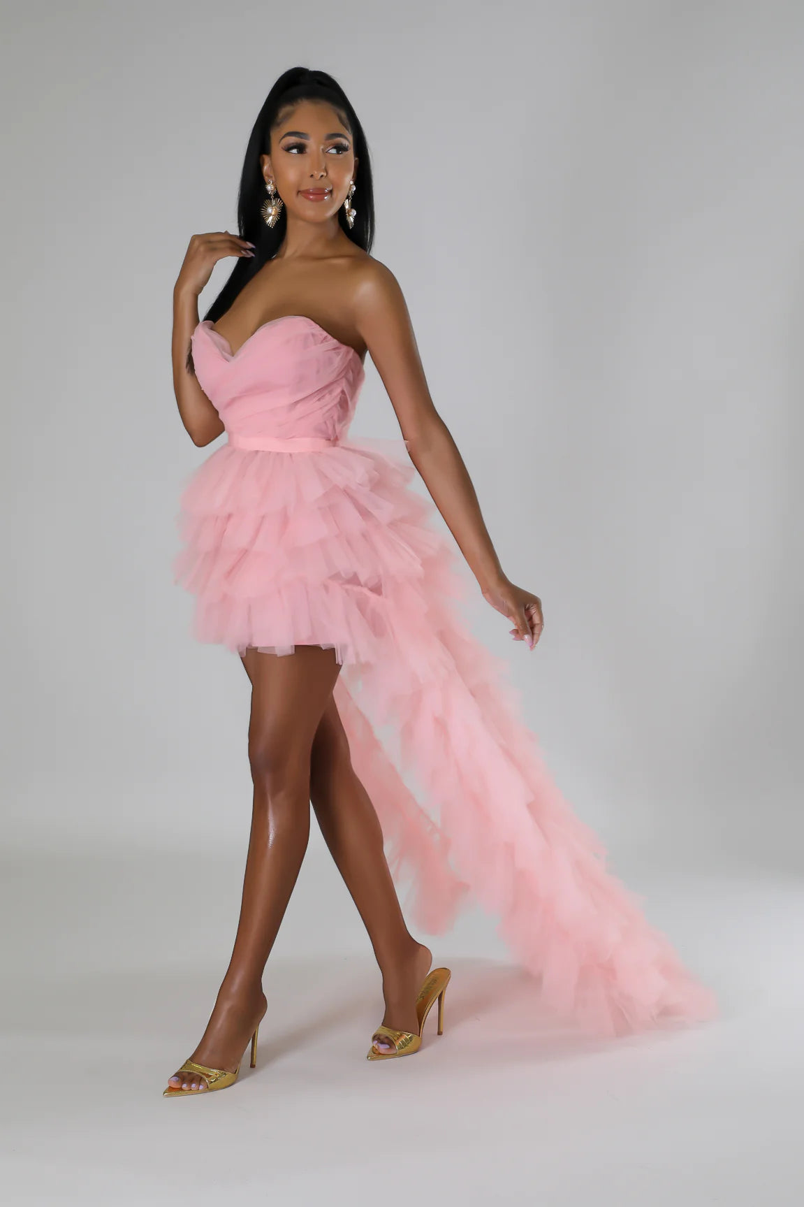 Chic Tulle Sweetheart Dress