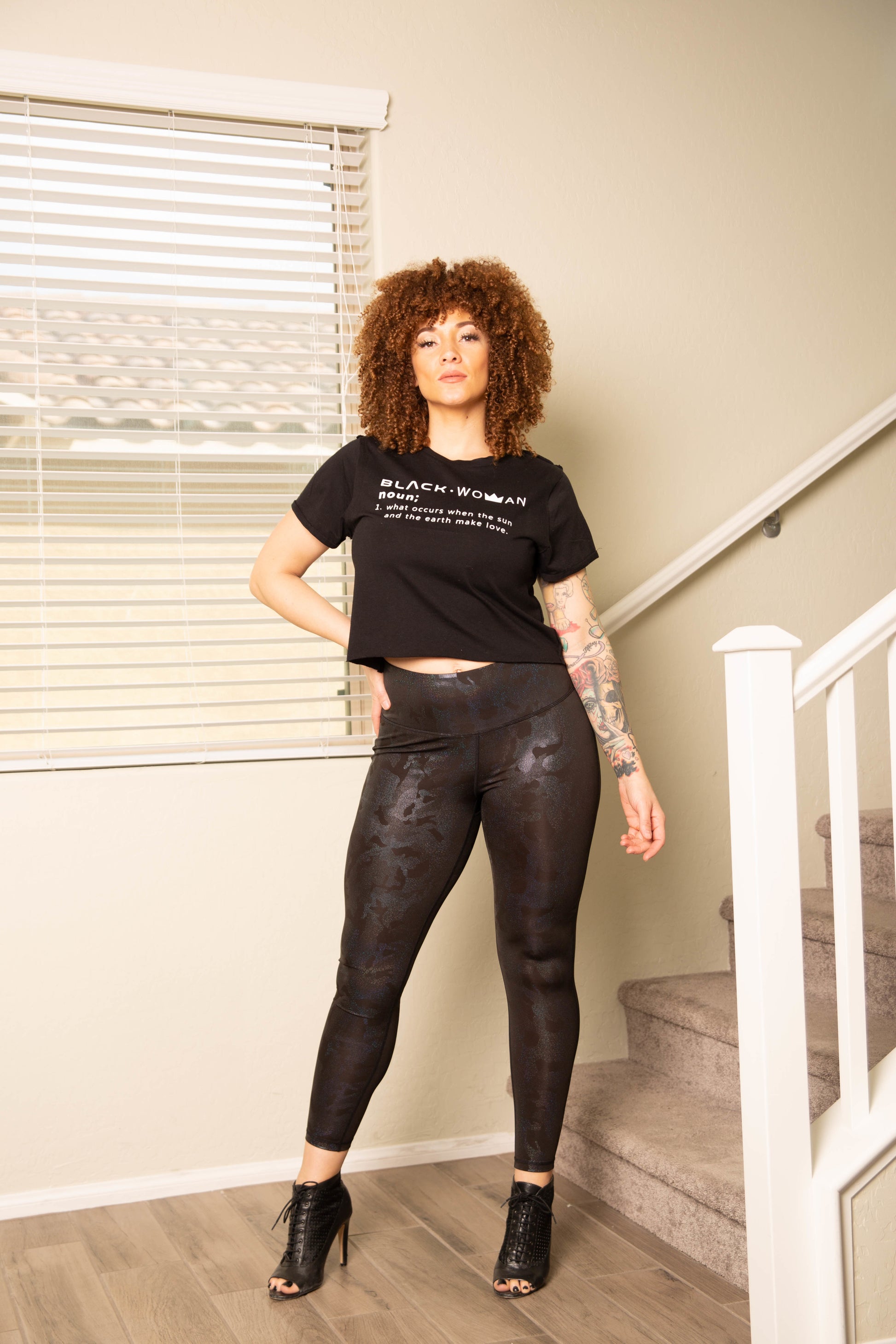 IRIDESCENT CAMO - EmbraceU2 LEGGINGS