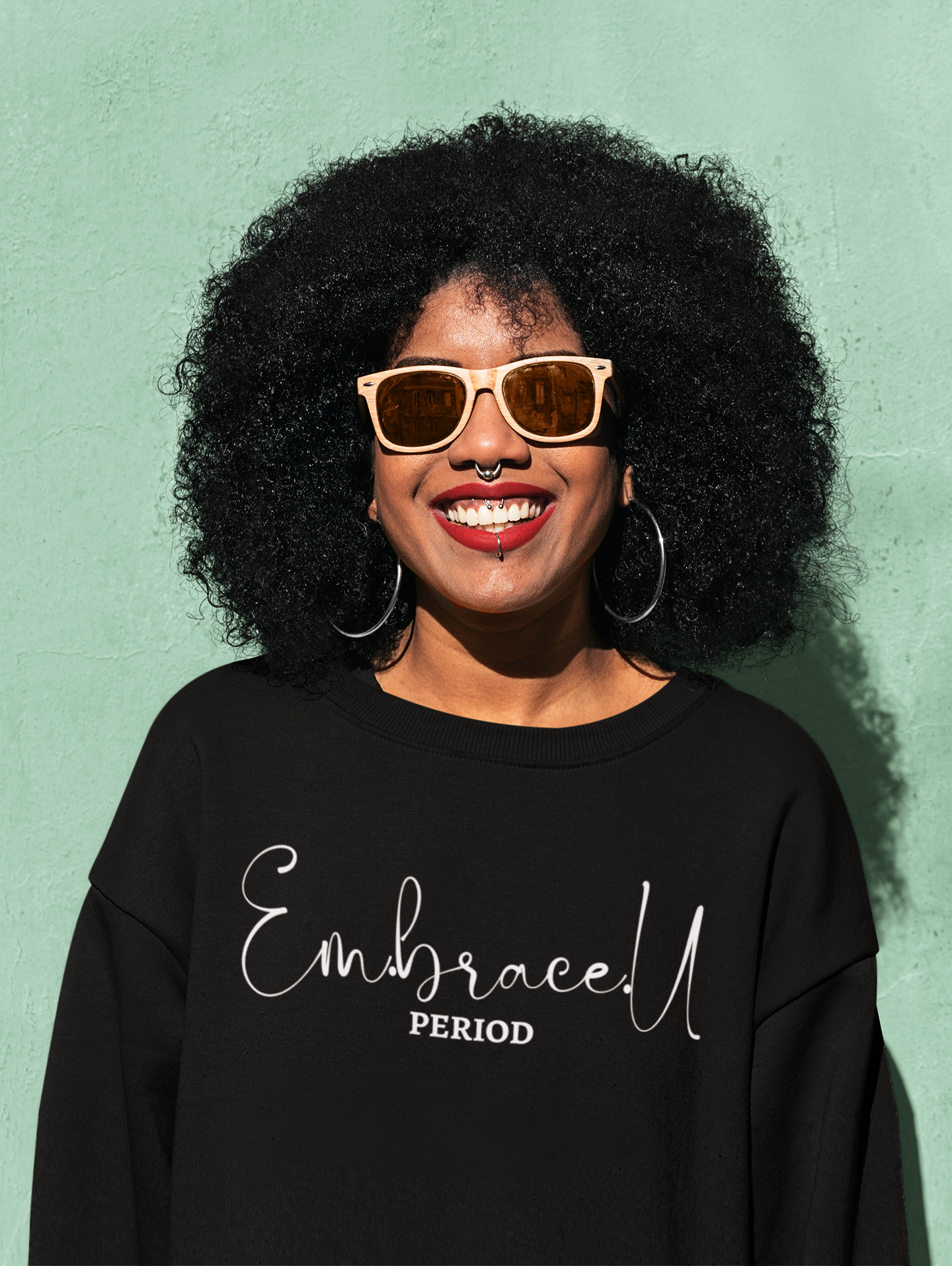 Em.brace.U period - Unisex Fleece Pullover - EmbraceU2